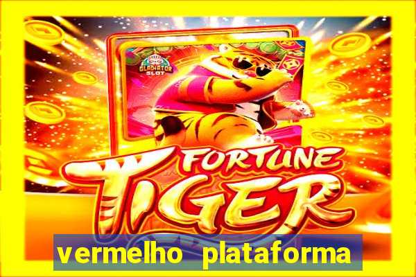 vermelho plataforma de jogos